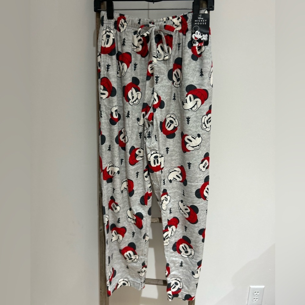 Disney Mickey Mouse Pajama Pants Loungewear Comfortable Size Small NWT Unisex